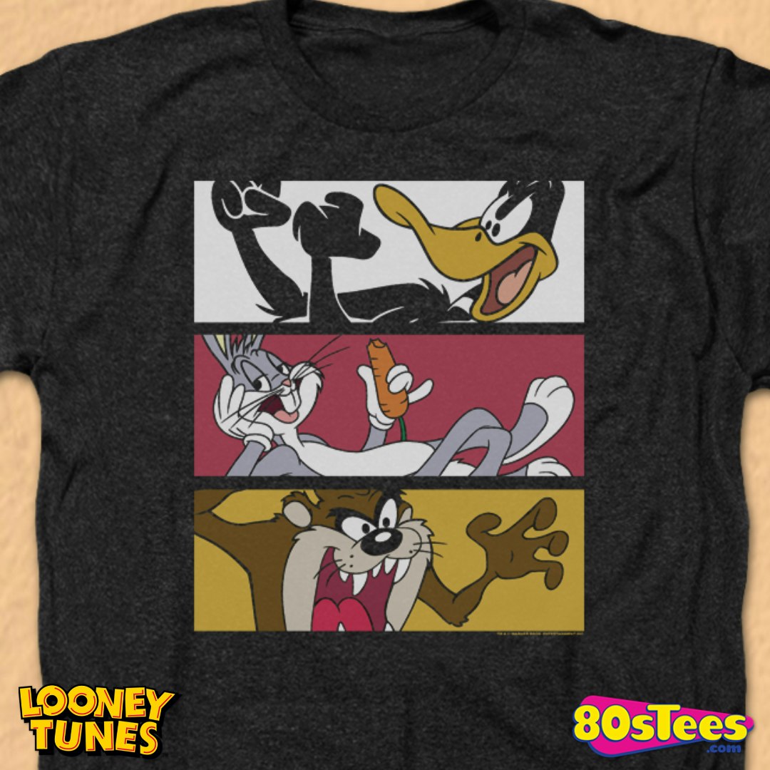 Looney Tunes Bugs Bunny Logo Gruppenbild Kinder T-Shirt